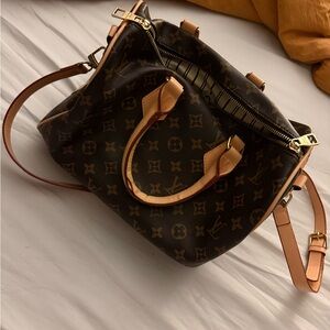 Louis Vuitton Dark Brown Monogram Satchel